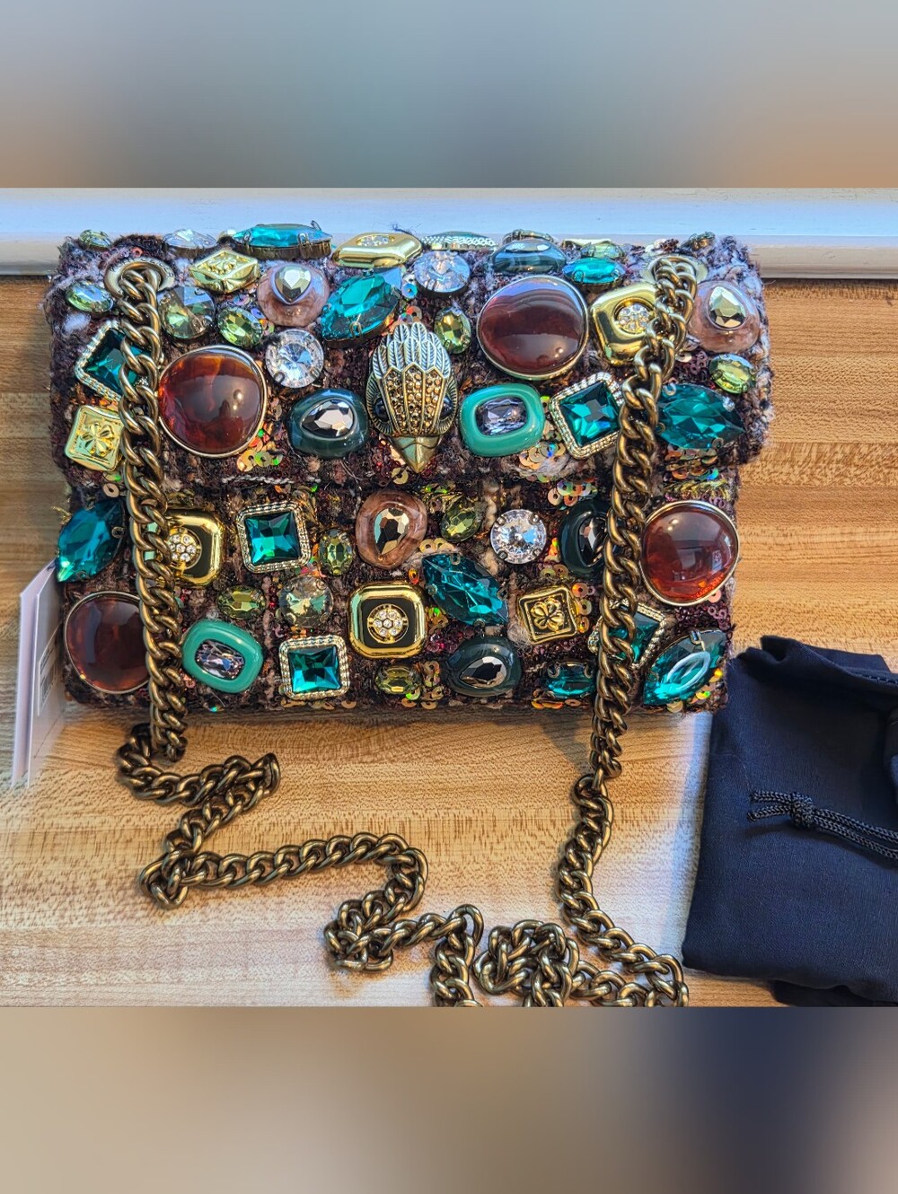 Kurt Geiger NWT Multi Bling, Gemstone Etc Kensington & Dustbag (New Line)